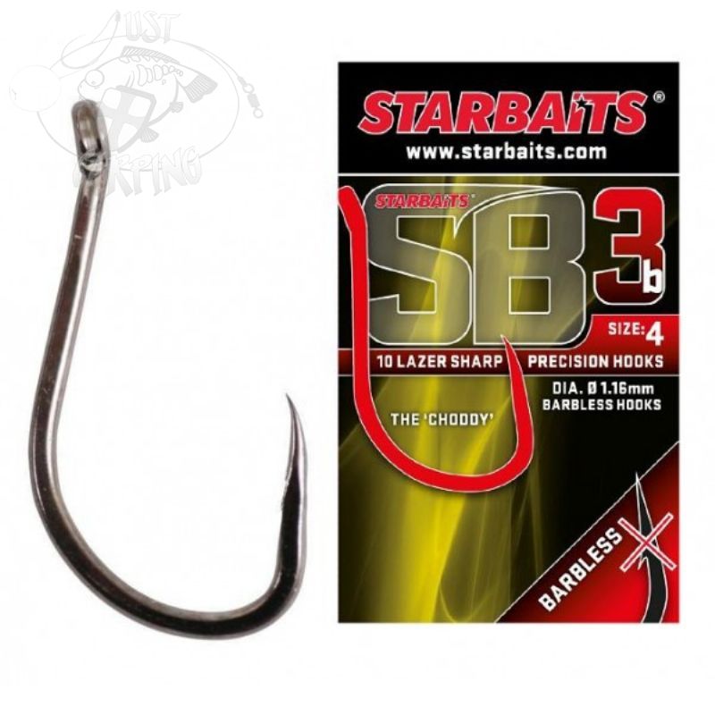 starbaits sb3 hooks barbless - Starbaits SB3 Hooks - Hooks - End