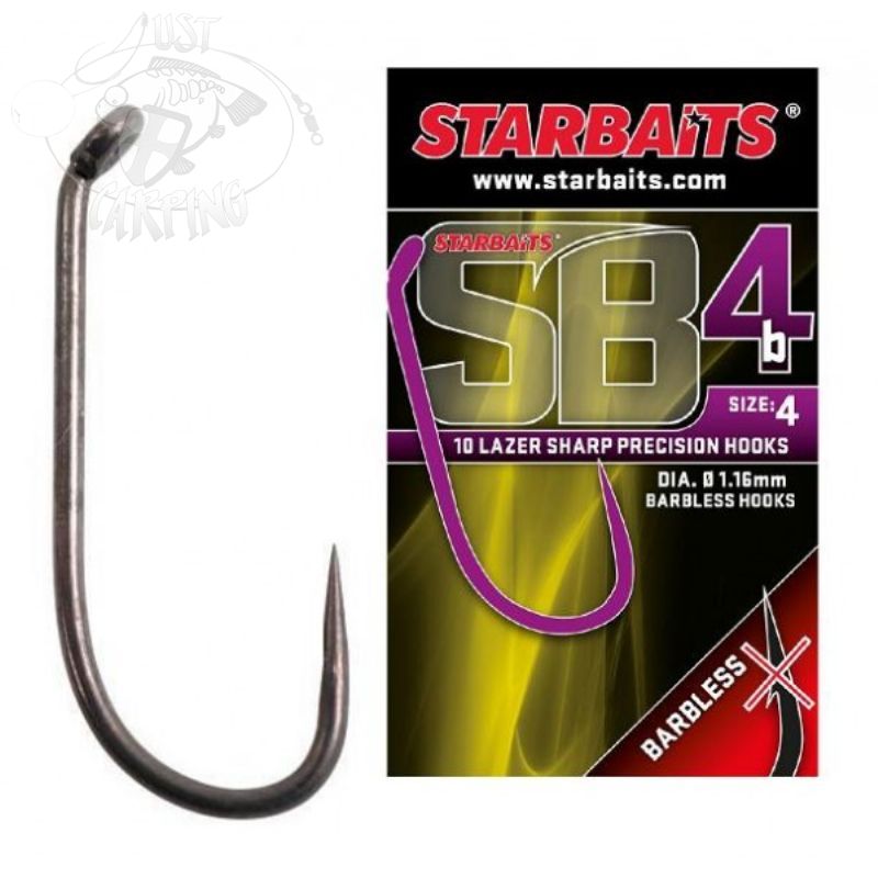 starbaits sb4 hooks barbless - Starbaits SB4 Hooks - Hooks - End